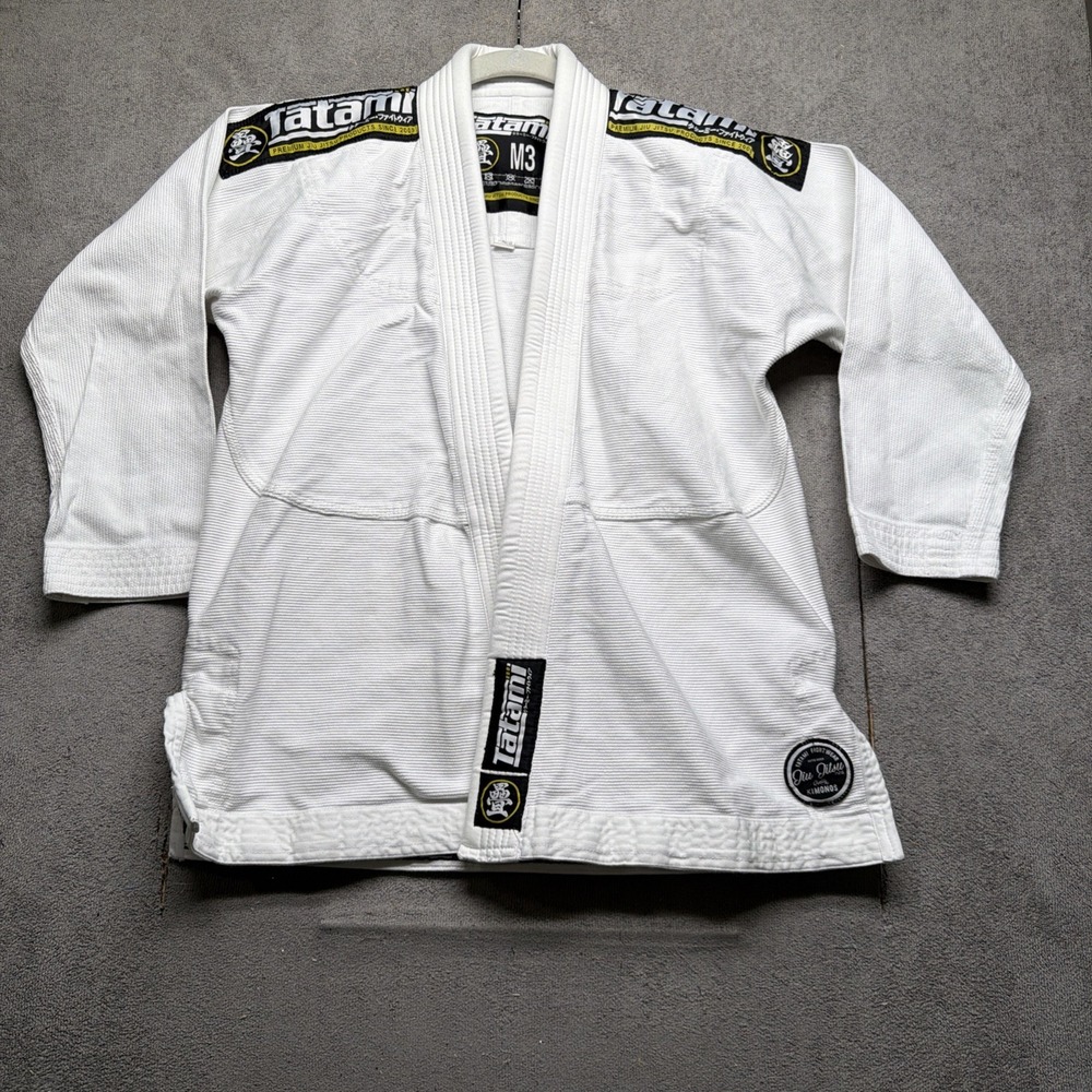 Tatami Fightwear Jiu Jitsu‎ Gi Jacket White M3 Adult BJJ Training Uniform